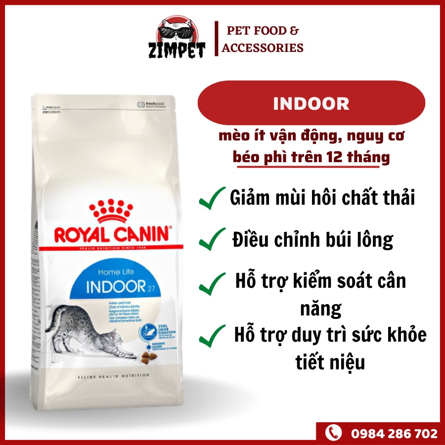 Hạt Royal Canin cao cấp cho mèo BabyCat Kitten Indoor FIt 32 - Hàng chính hãng
