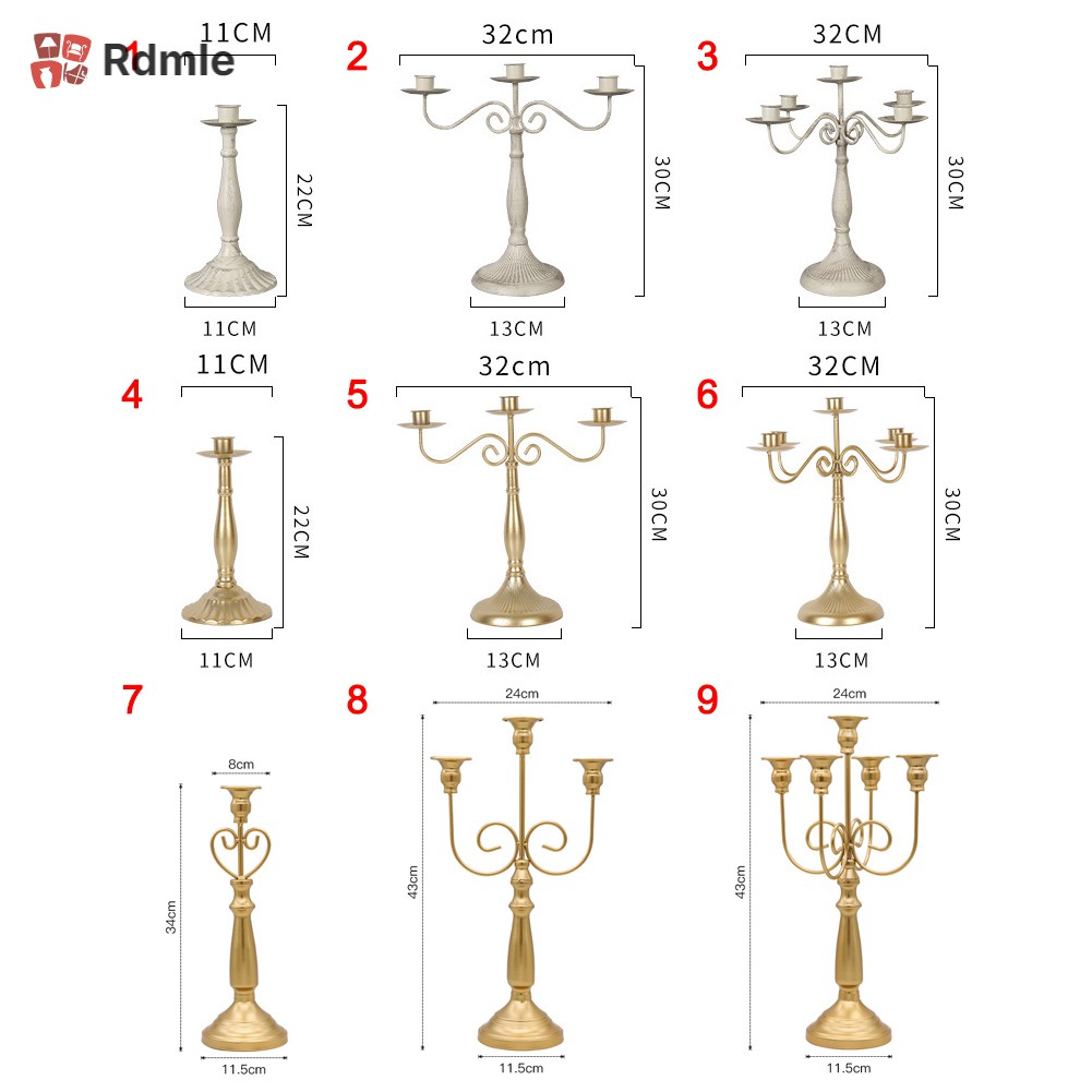 Đế để nến trang trí phong cách châu Âu sang trọng