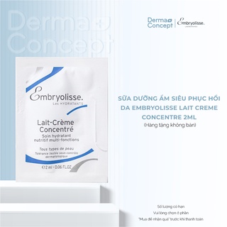 Sữa Dưỡng Ẩm Siêu Phục Hồi Da Embryolisse Lait Creme Concentre 2ml