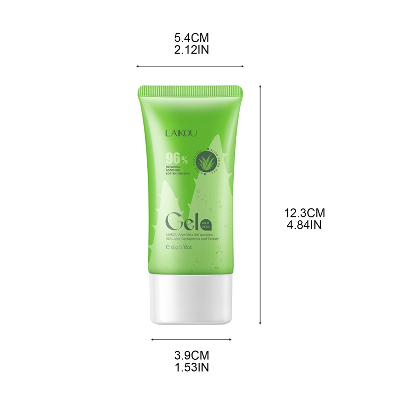 Gel Lô Hội Hữu Cơ Nguyên Chất Trị Cháy Nắng Và Giảm Gàu 2 12 Oz YOUYO