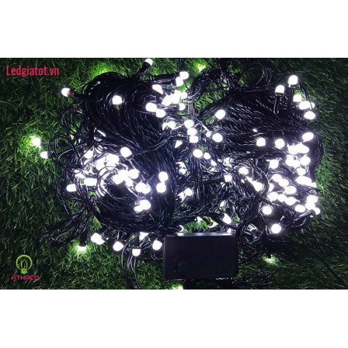 DÂY 40 MÉT  240 BÓNG ĐÈN LED NHÁY HÌNH ÁNH SAO TRANG TRÍ NGOÀI TRỜI