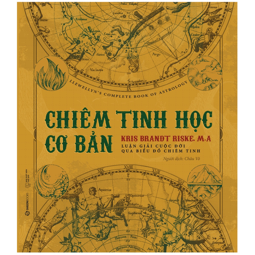 SÁCH - Chiêm tinh học cơ bản - Tác giả Kris Brandt Riske, M.A