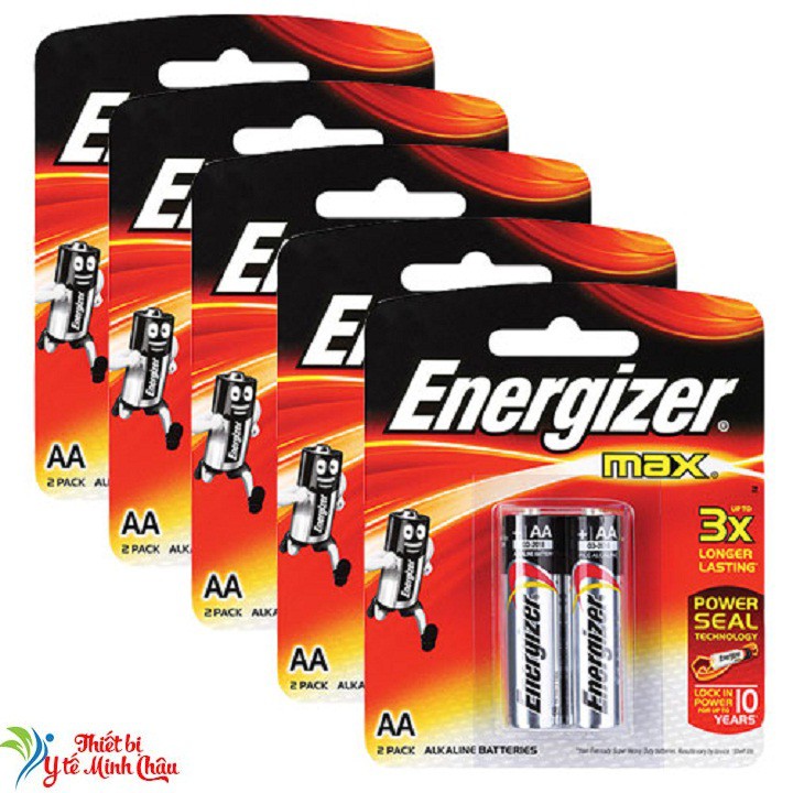 Combo 10 viên Pin AA(2A) Energizer Alkaline 1,5V