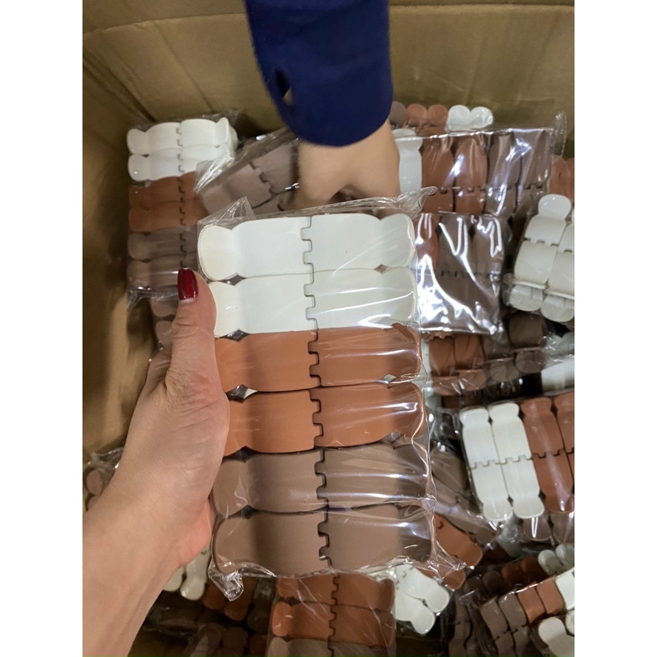 Lốc 12 Kẹp Càng Cua 3 Răng 5 Răng Nhám Nano Không Gãy