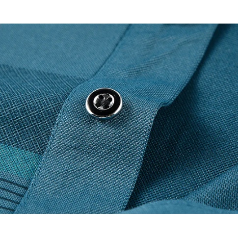Áo polo cotton Tay Dài Dáng Rộng Cổ Đứng Thoải Mái Thời Trang Xuân Thu Cho Nam