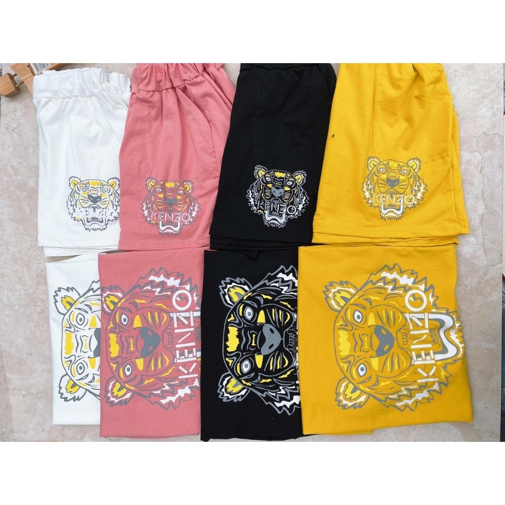 Đồ bộ nữ KZ001 quần đùi, from thụng chuẩn vải đanh mịn | BigBuy360 - bigbuy360.vn