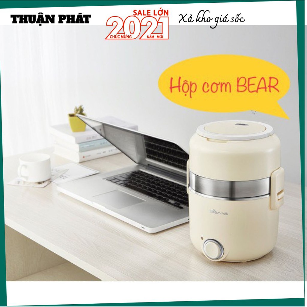 [Mã 44ELSALE2 giảm 7% đơn 300K] Hộp cơm cắm điện Bear DFH-B20Q5, sử dụng để nấu chín, hâm nóng và giữ nhiệt cho thức ăn