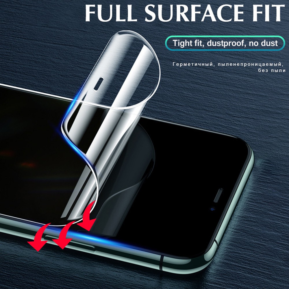 Set 2 Miếng Dán Cường Lực Toàn Màn Hình Cho iphone 11 pro max x xr xs max 6 6s 7 8 plus Kính