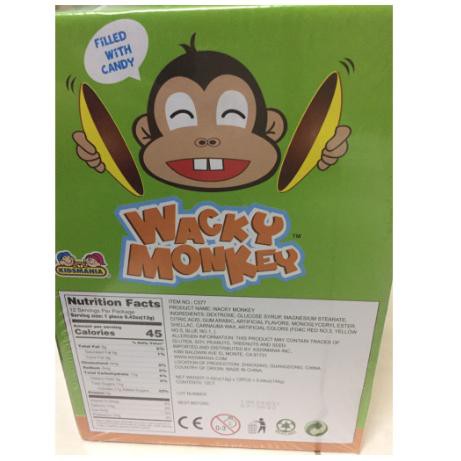 KẸO KHỈ WACKY MONKEY 12GR - NHẬP KHẨP TỪ MỸ