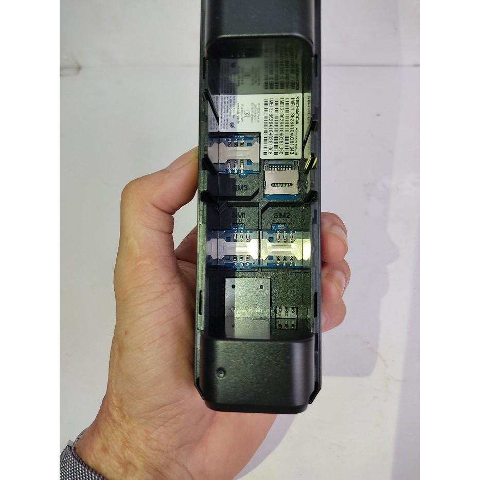 Điện thoại Bộ Đàm 4 Sim Kechaoda K888 Pin khủng giá rẻ đèn soi phát hiện tiền giả