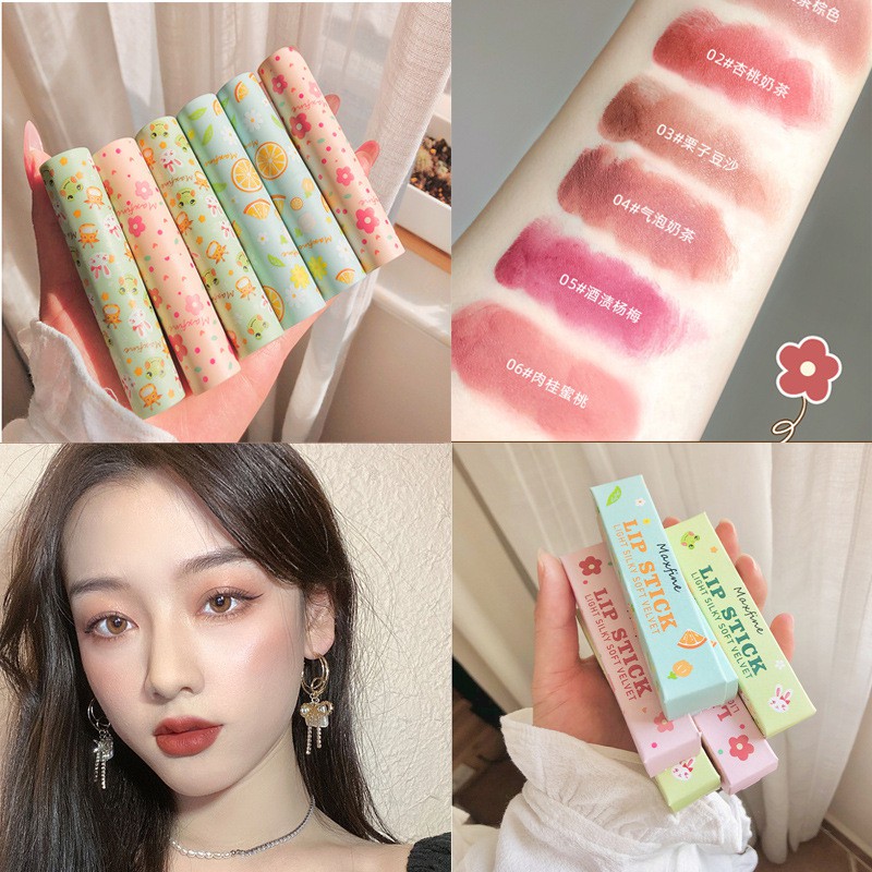 Son Lì Nội Địa Trung Maxfine Không Trôi Dưỡng Ẩm Môi