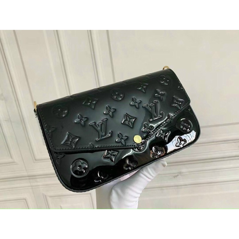 Set ví LV đeo chéo 3 chi tiết da thật 100%