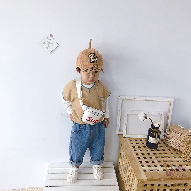 Túi Đeo Chéo In Chữ Dễ Thương Cho Bé