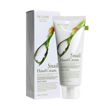 Kem Dưỡng Da Tay Snail Hand Cream 3W Clinic