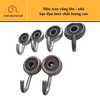 [1 cặp (2 cái) ] Móc sắt treo võng lớn / nhỏ chất lượng cao - Móc võng