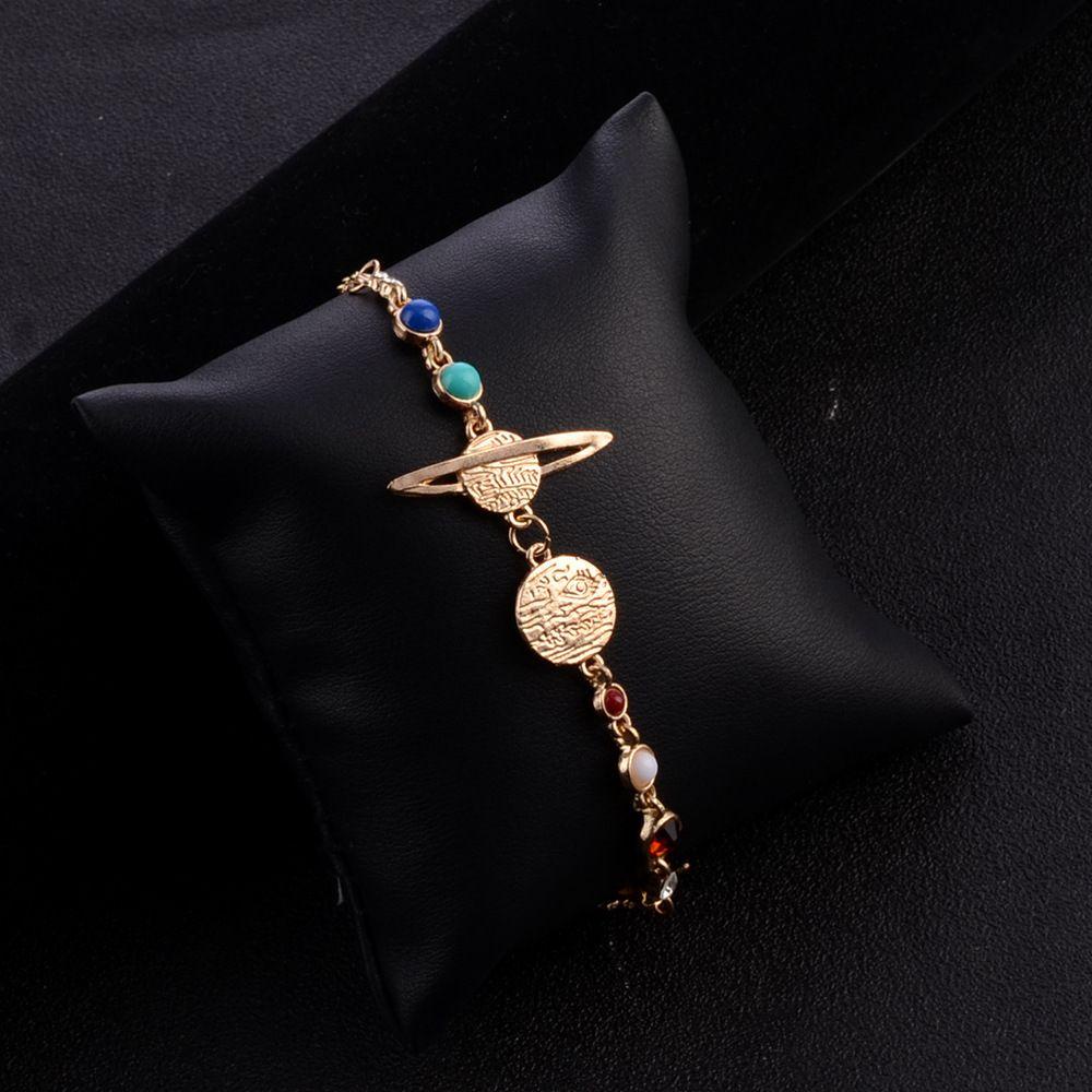 HS Lắc Chân Hình Hành Tinh Màu Sắc Thời Trang