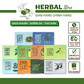 Xà Bông Sinh Dược Thiên Nhiên Handmade Đủ 10 loại (Xà Phòng Mướp Đắng, Nghệ Mật Ong, Chùm Ngây Trà Xanh....)