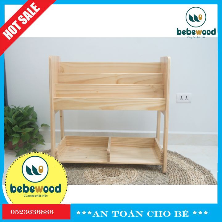 🌈🌈Kệ Giá Sách Mom I (Nhỏ) - Bebewood. | BigBuy360 - bigbuy360.vn