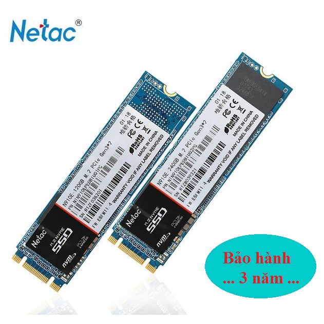 Ổ cứng SSD Netac 535N 120GB  M2 2280 Hàng chính hãng - Bảo hành 3 năm