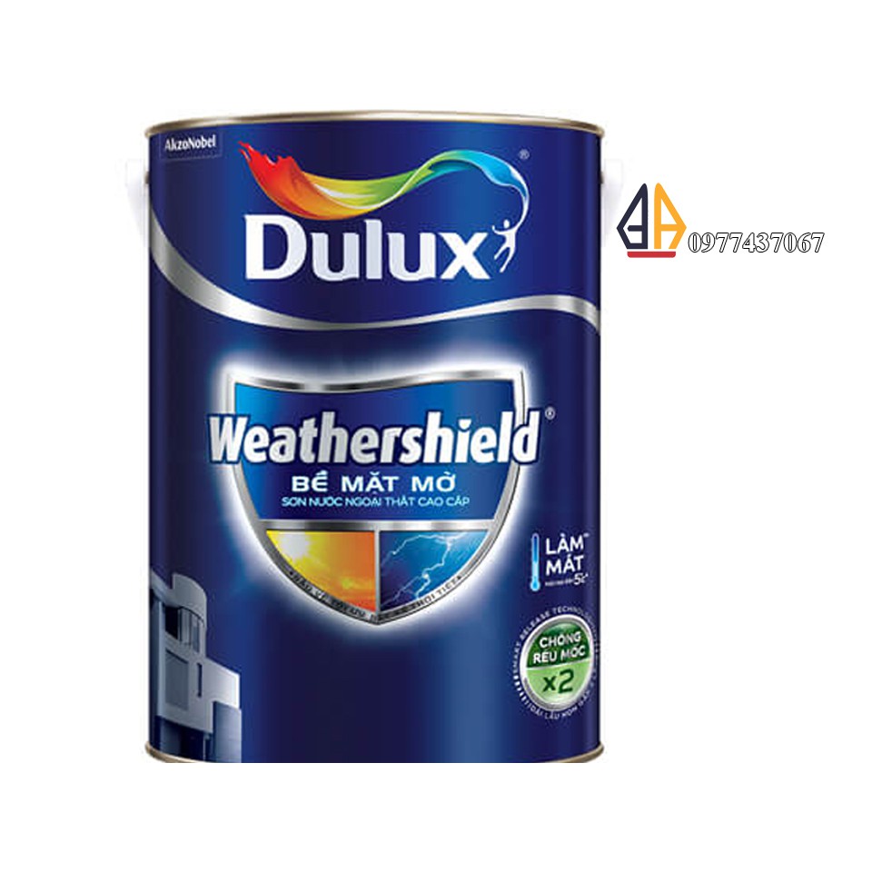 Sơn Nước Ngoại Thất Dulux weathershield (mờ)