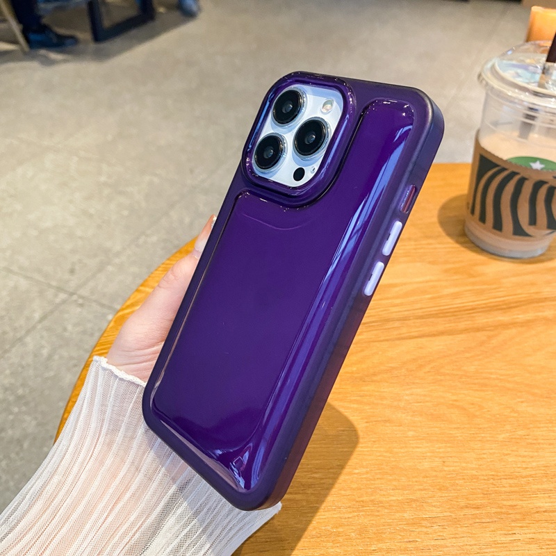 Ốp Điện Thoại Silicon Trong Suốt Màu Kẹo Cho iPhone 13 12 11 Pro Max XR X XS Max 12 13Pro