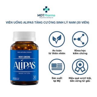  Viên Uống Sâm Alipas Tăng Cuờng Sinh Lực Phái Mạnh  30 viên  