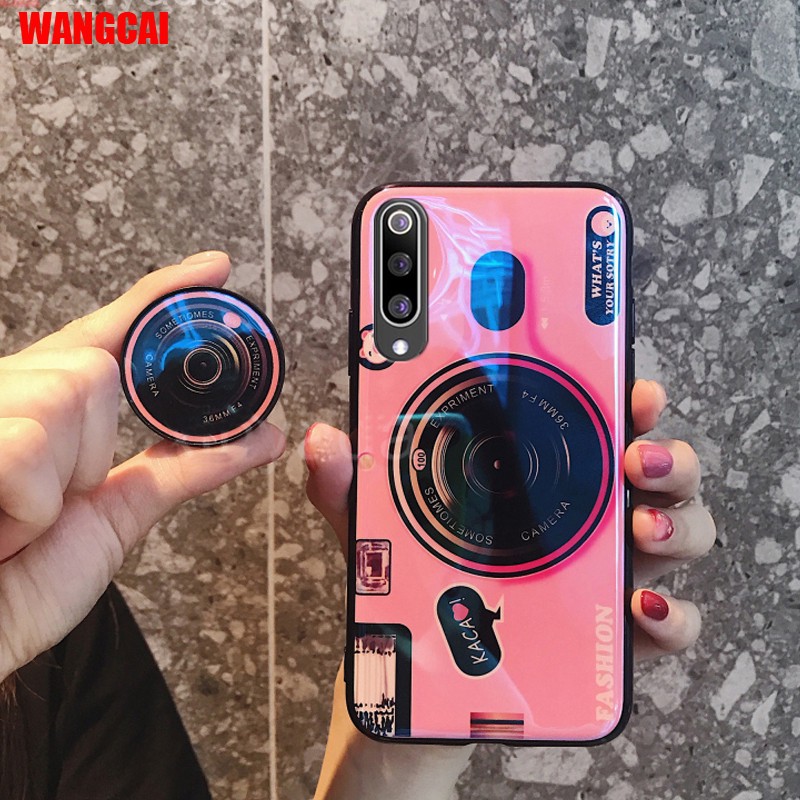 Ốp điện thoại Mềm Có Vòng Đỡ Ống Kính Camera Cho Xiaomi Redmi Note 9 9s 9a 9c 10x Mi Note 10 Lite