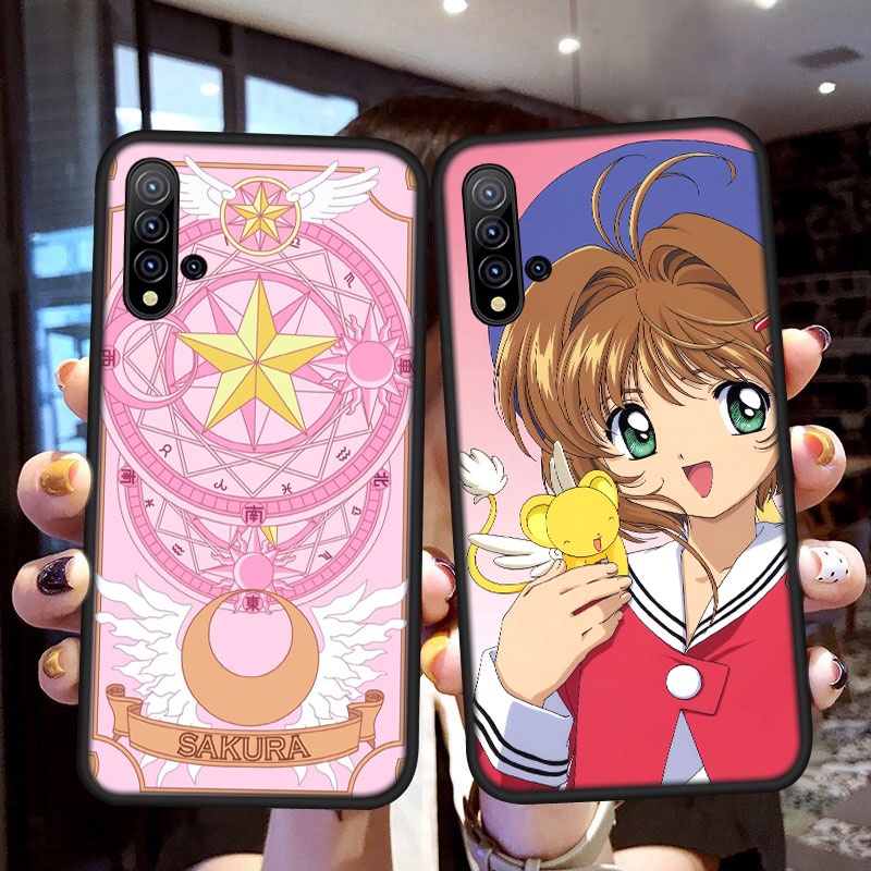 Ốp điện thoại silicon dẻo họa tiết hoạt hình thủ lĩnh thẻ bài Sakura cho XIAOMI REDMI NOTE 8 10 PRO MAX 8T K40 K30 SFI22