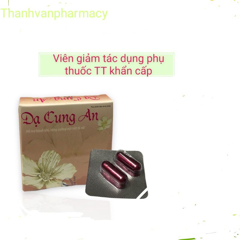 DẠ CUNG AN hỗ trợ tăng cường nội tiết tố giảm đau bụng kinh hộp 2 viên