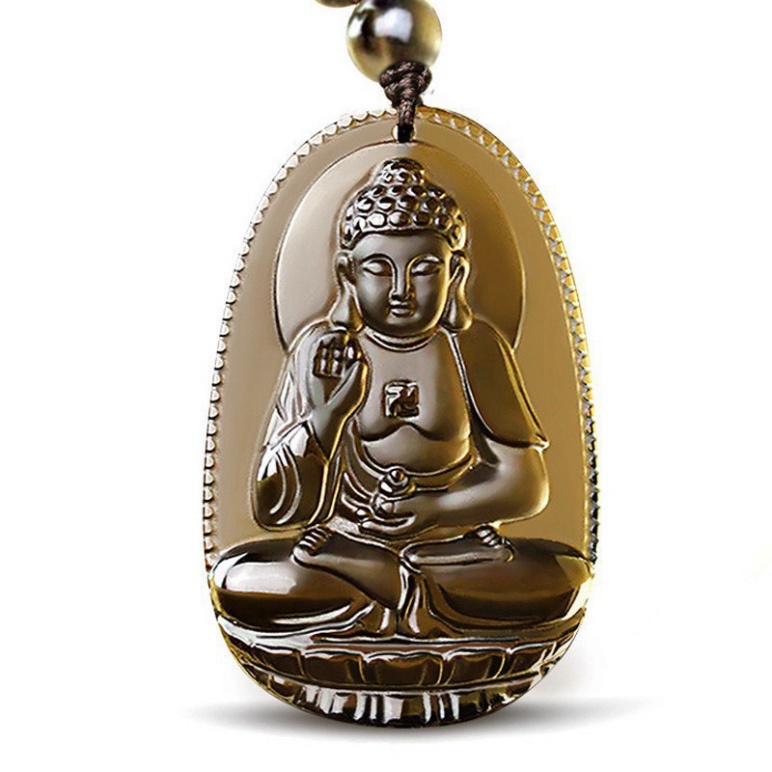 Dây chuyền mặt phật A Di Đà - Phật bản mệnh người tuổi Tuất, Hợi - BẢO HÀNH VÀ ĐỔI TRẢ
