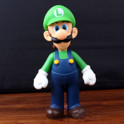 Bộ 2 tượng nhân vật trò chơi Super Mario Bros Brothers Luigi