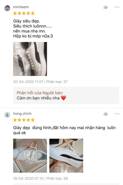 [ Xả hàng ] Giầy Thể Thao P m a nữ loại đẹp cao cấp