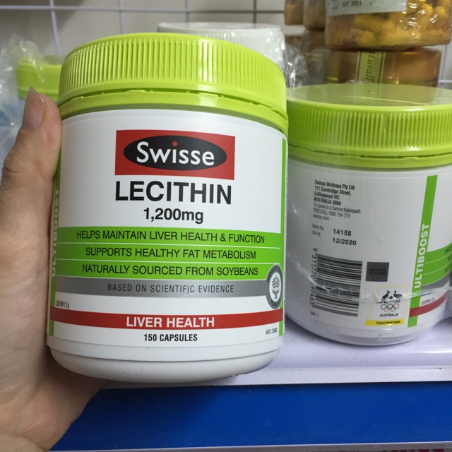 Mầm đậu nành lecithin swisse 150v