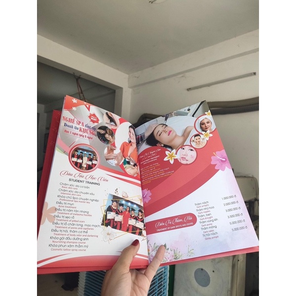 In Menu bồi carton đóng ốc đặc biệt, bền đẹp lõi C300 - 1 ngày có hàng