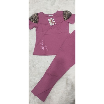 Bộ Quỳnh Anh tay ngắn quần dài thun cotton mịn sale