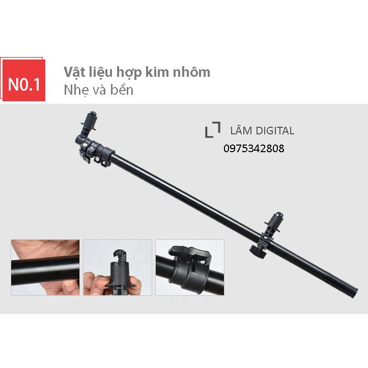 Full bộ tay boom treo tấm hắt sáng 170cm