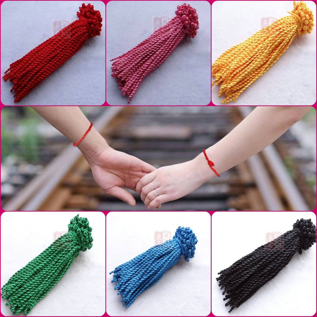 Vòng Tay Chỉ Đỏ Handmade Rút Dây May Mắn An Yên | BigBuy360 - bigbuy360.vn