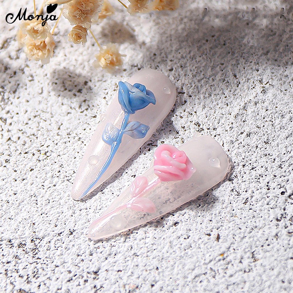 Sơn Móng Tay Gel UV Monja 15ML Không Dính Nhanh Chóng Tạo Hiệu Ứng Đèn Led 3D