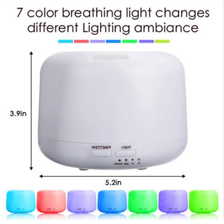 Máy Khuếch Tán Tinh Dầu Siêu Âm Loại Lớn Kèm Sạc Adapter