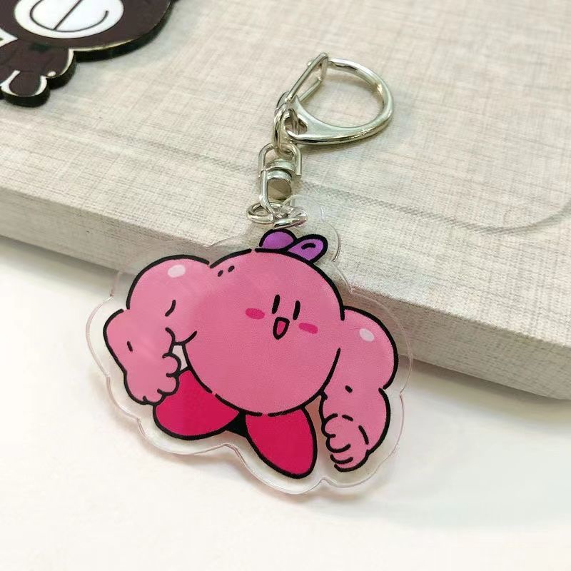 Móc Khóa Cặp Đôi Hình Nhân Vật Kirby Dễ Thương