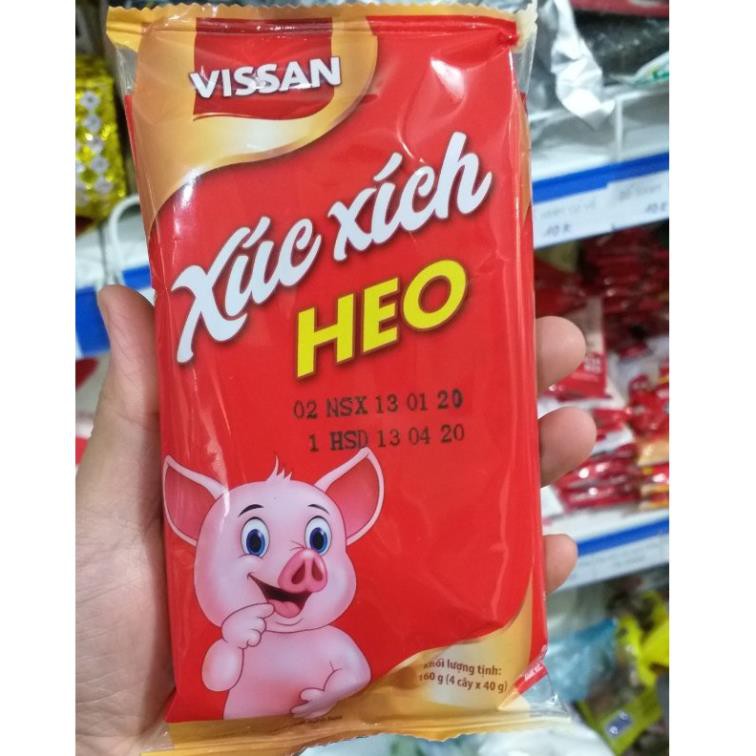 XÚC XÍCH TIỆT TRÙNG HEO - BÒ VISSAN 160G | BigBuy360 - bigbuy360.vn