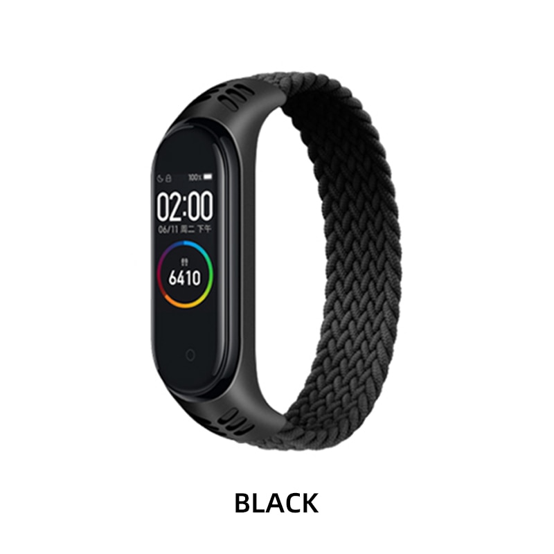 Dây Đeo Sợi Nylon Cho Đồng Hồ Thông Minh Xiaomi Mi Band 5 / 4 / 3 (2021)