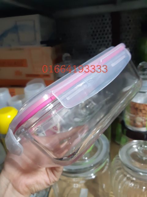 FREESHIP50K Hộp thủy tinh đựng cơm chữ nhật ( có ảnh thật ) | BigBuy360 - bigbuy360.vn