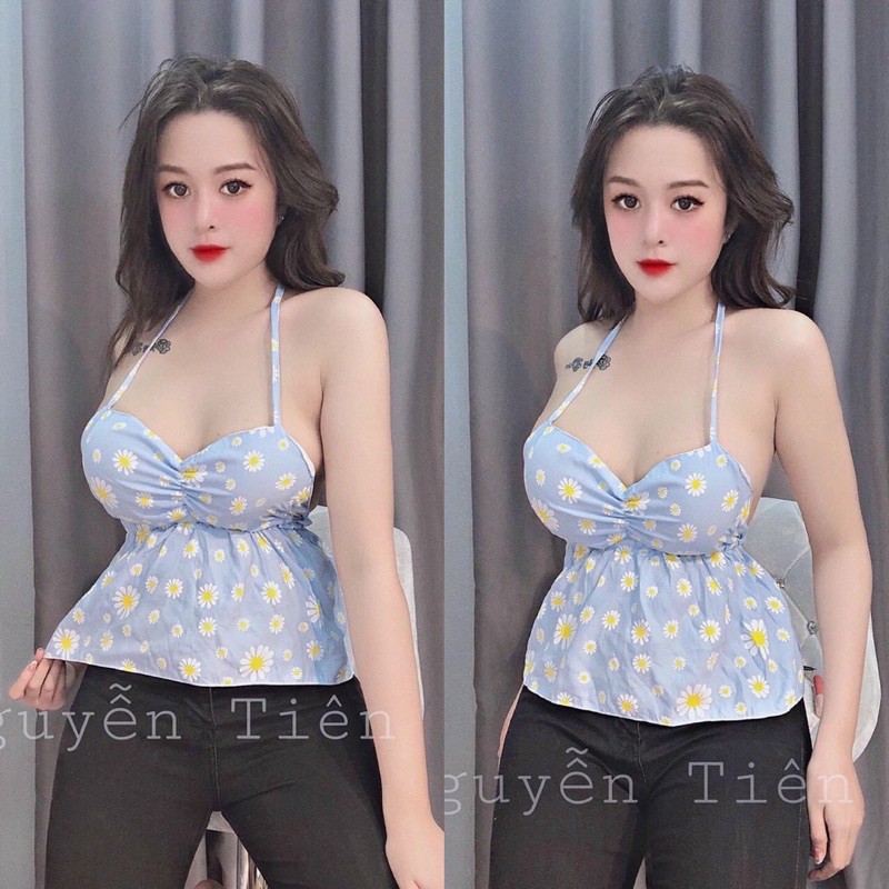 Áo yếm cột dây hoa ( có mút ngực) | BigBuy360 - bigbuy360.vn