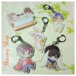 [ Móc khoá ] Chibi Vương Nhất Bác, Tiêu Chiến (20 mẫu - Loại 1).