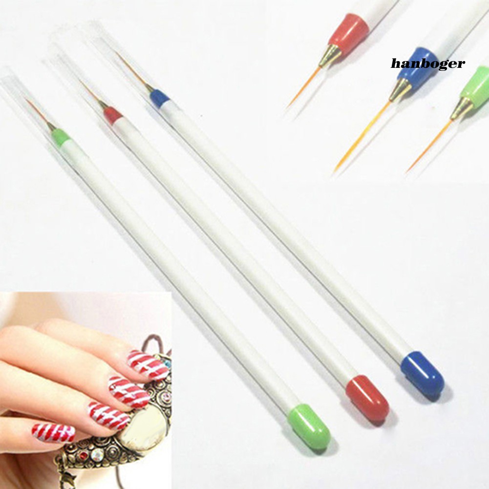 Set 3 Cọ Vẽ Trang Trí Móng Tay Nghệ Thuật Diy