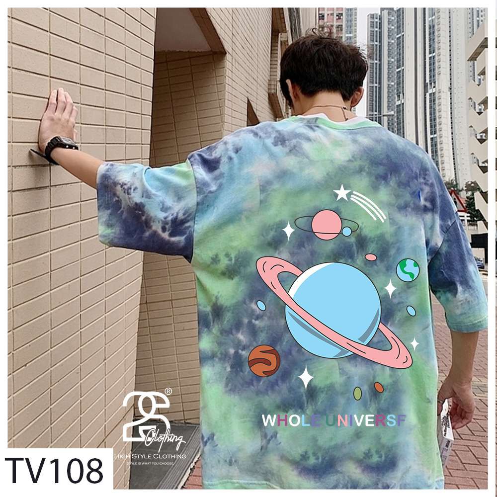 Áo Thun Trắng From Rộng Nam Cổ Tròn Tay Lỡ 2s Clothing Áo Phông Unisex Cotton Oversize Form Rộng Giá Rẻ In Hình TV108 | BigBuy360 - bigbuy360.vn