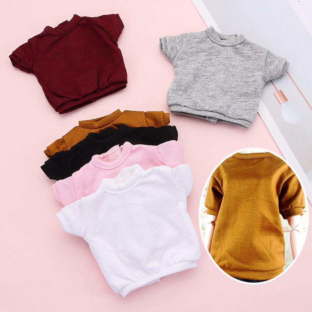 Áo Thun Tay Ngắn Họa Tiết Cầu Vồng Cho Búp Bê 1 / 6