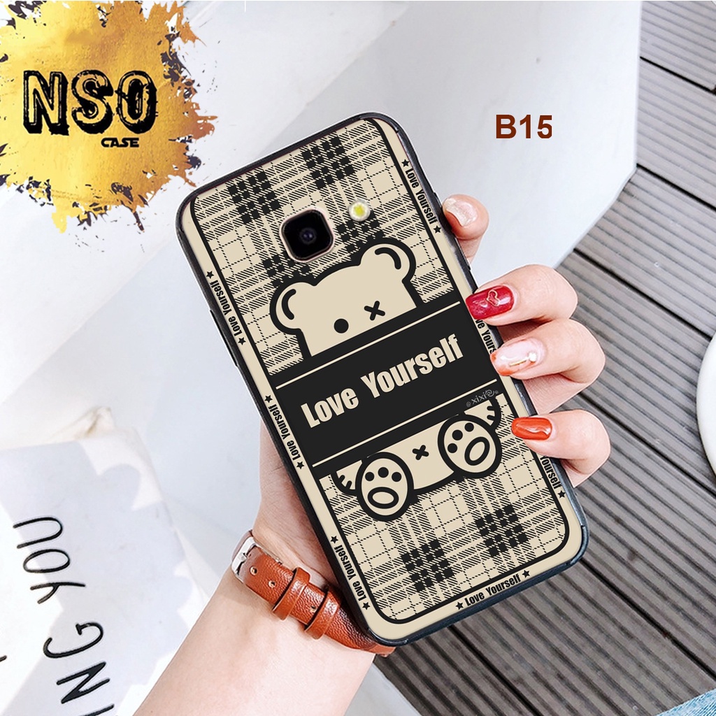 Ốp Samsung J7 prime - Samsung j4 Core/ J4 Plus In Hình Gấu Bear Siêu Cute Đáng Yêu