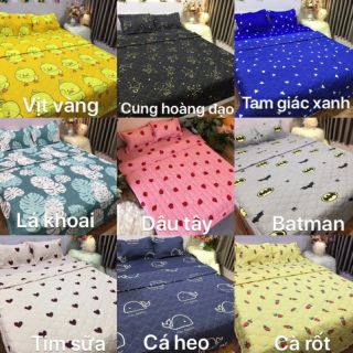 Bộ chăn ga gối hè đủ bộ ( 5 món)